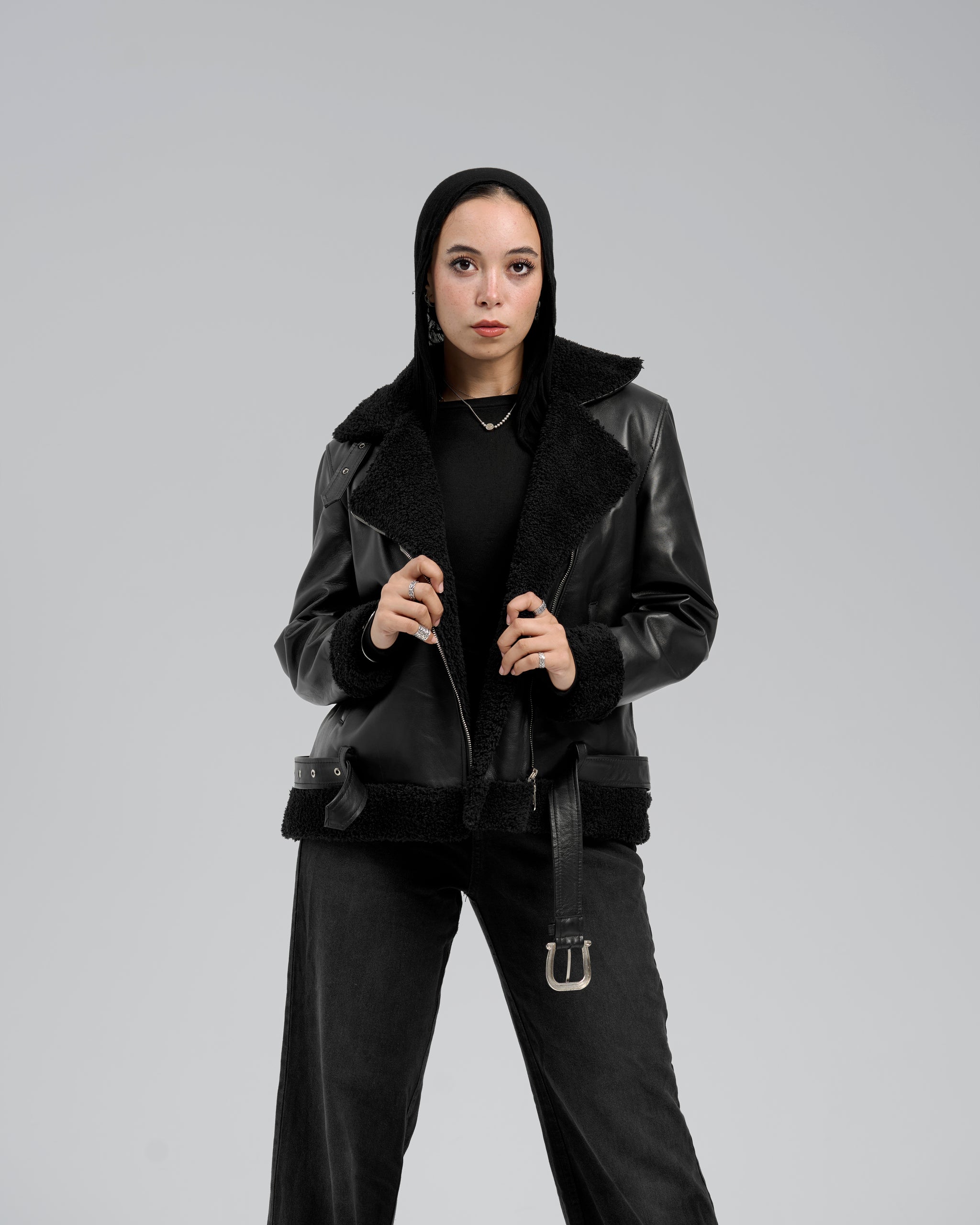 The Furborn Leather Jacket