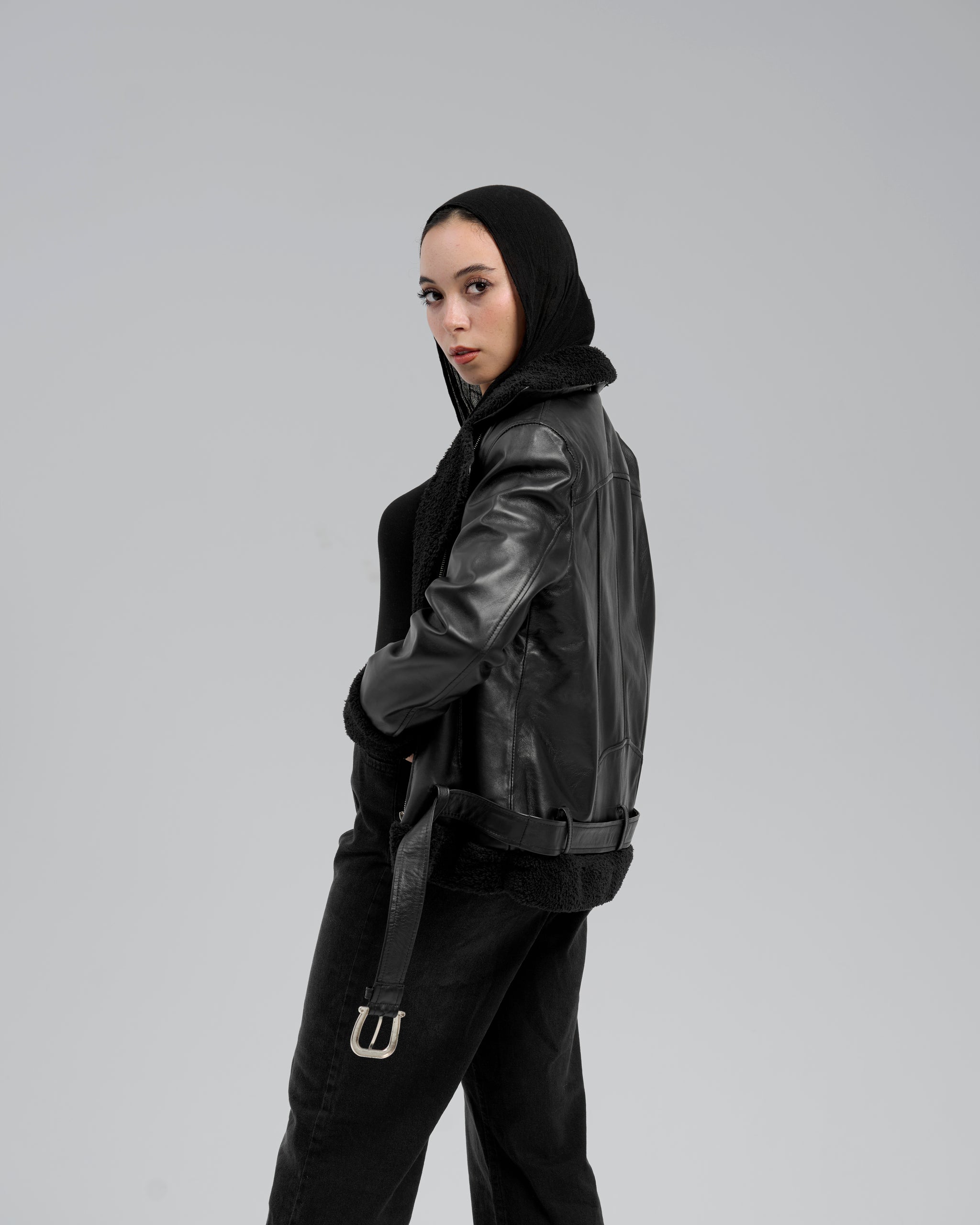 The Furborn Leather Jacket