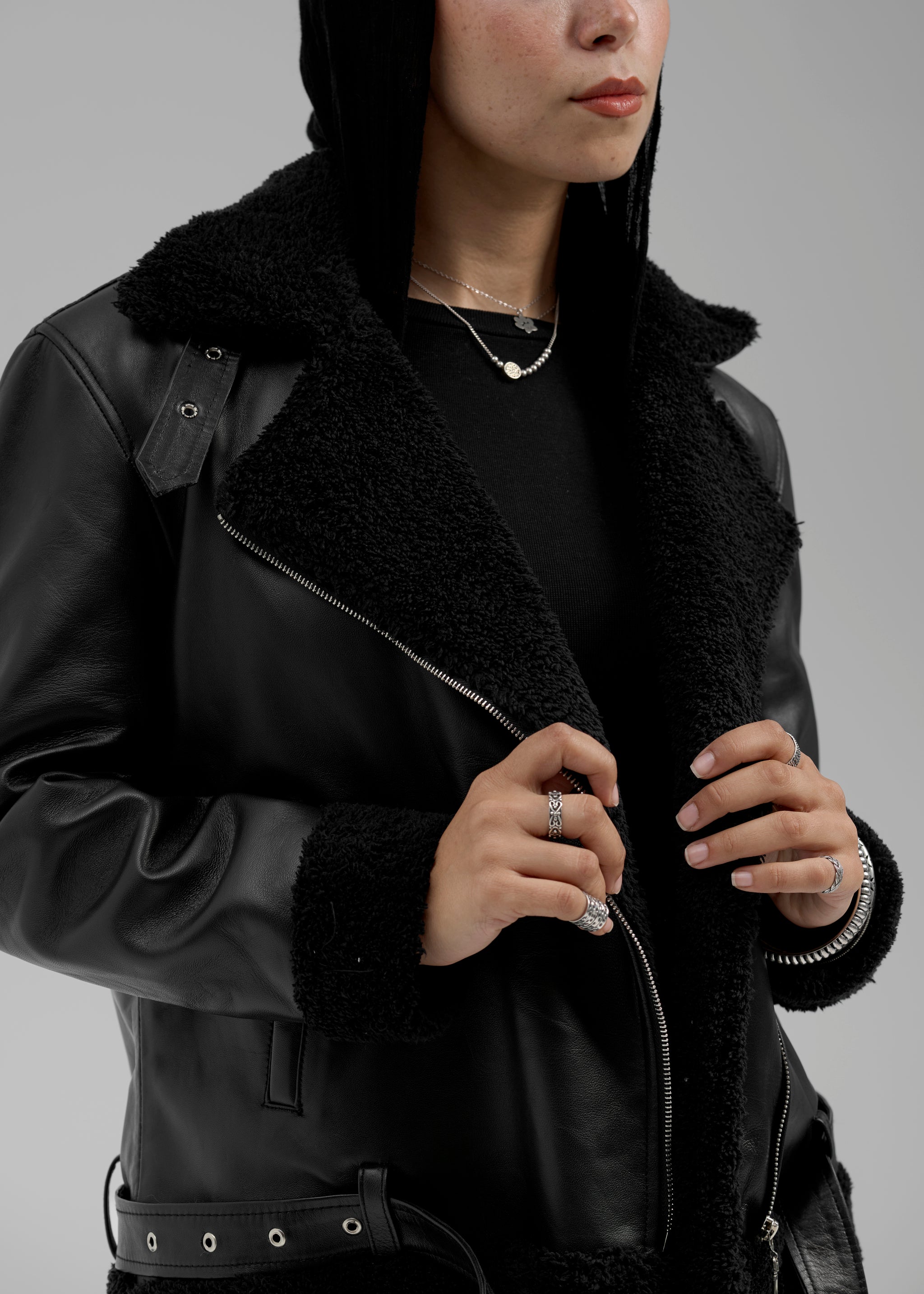 The Furborn Leather Jacket