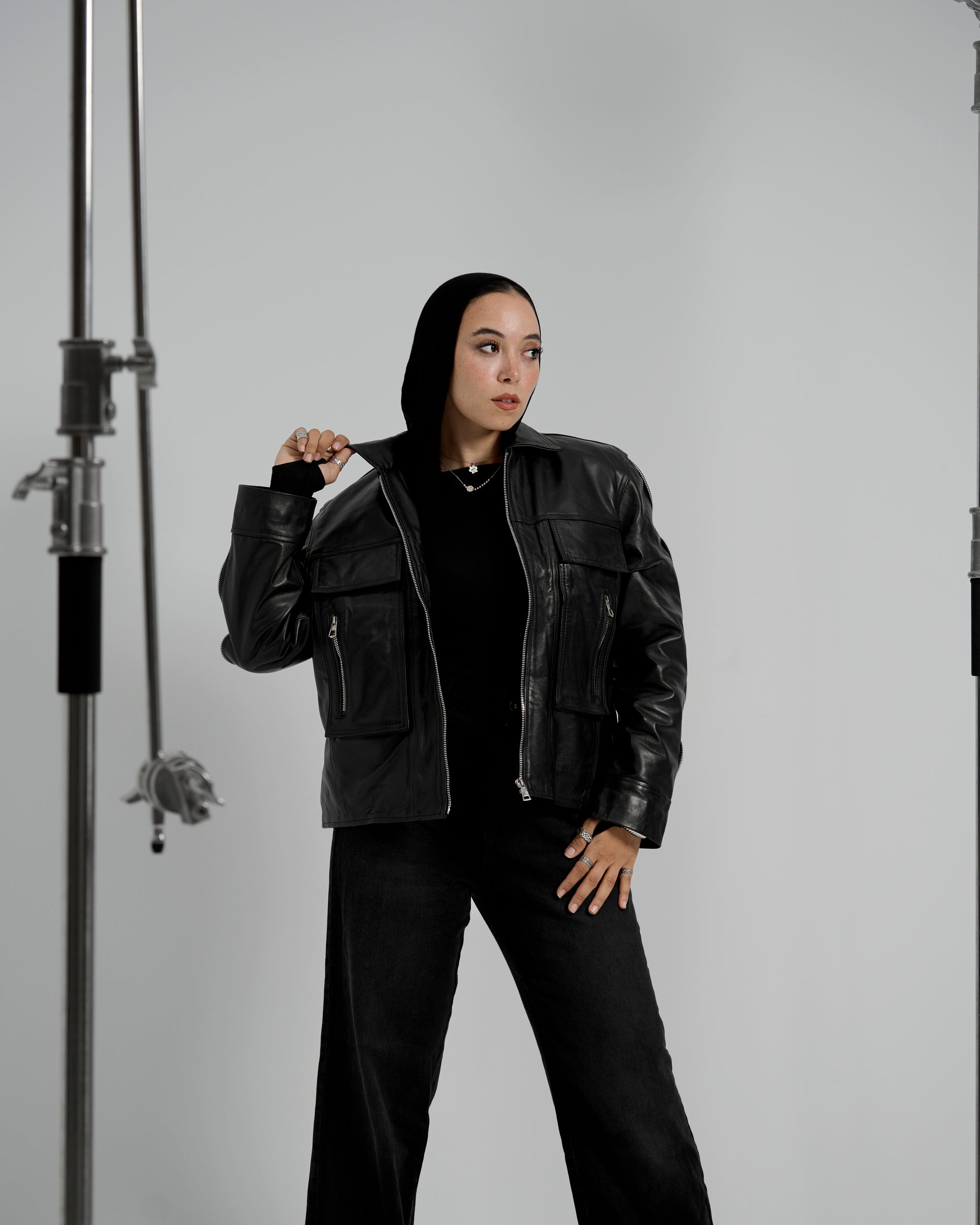 The Zipped Syndicate Leather Jacket