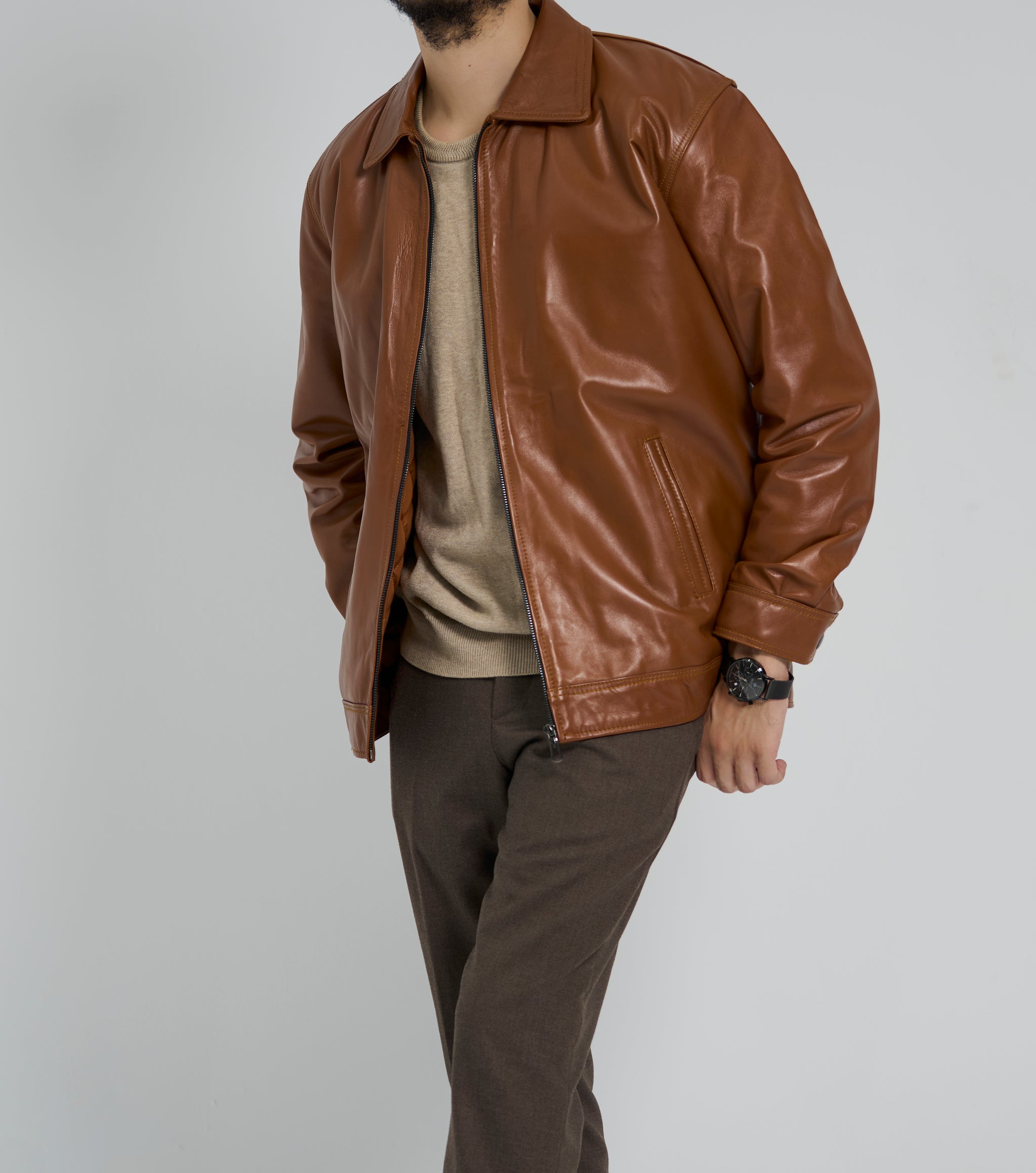 The Tannin Creed Leather Jacket