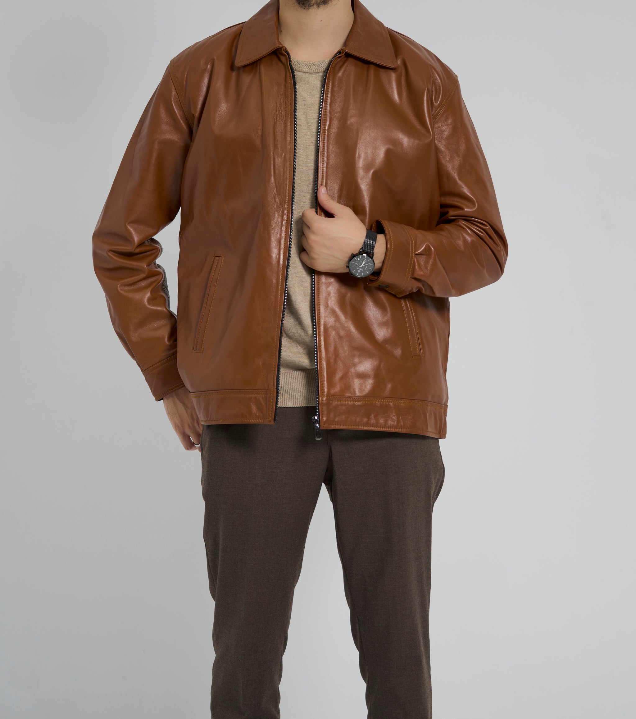 The Tannin Creed Leather Jacket
