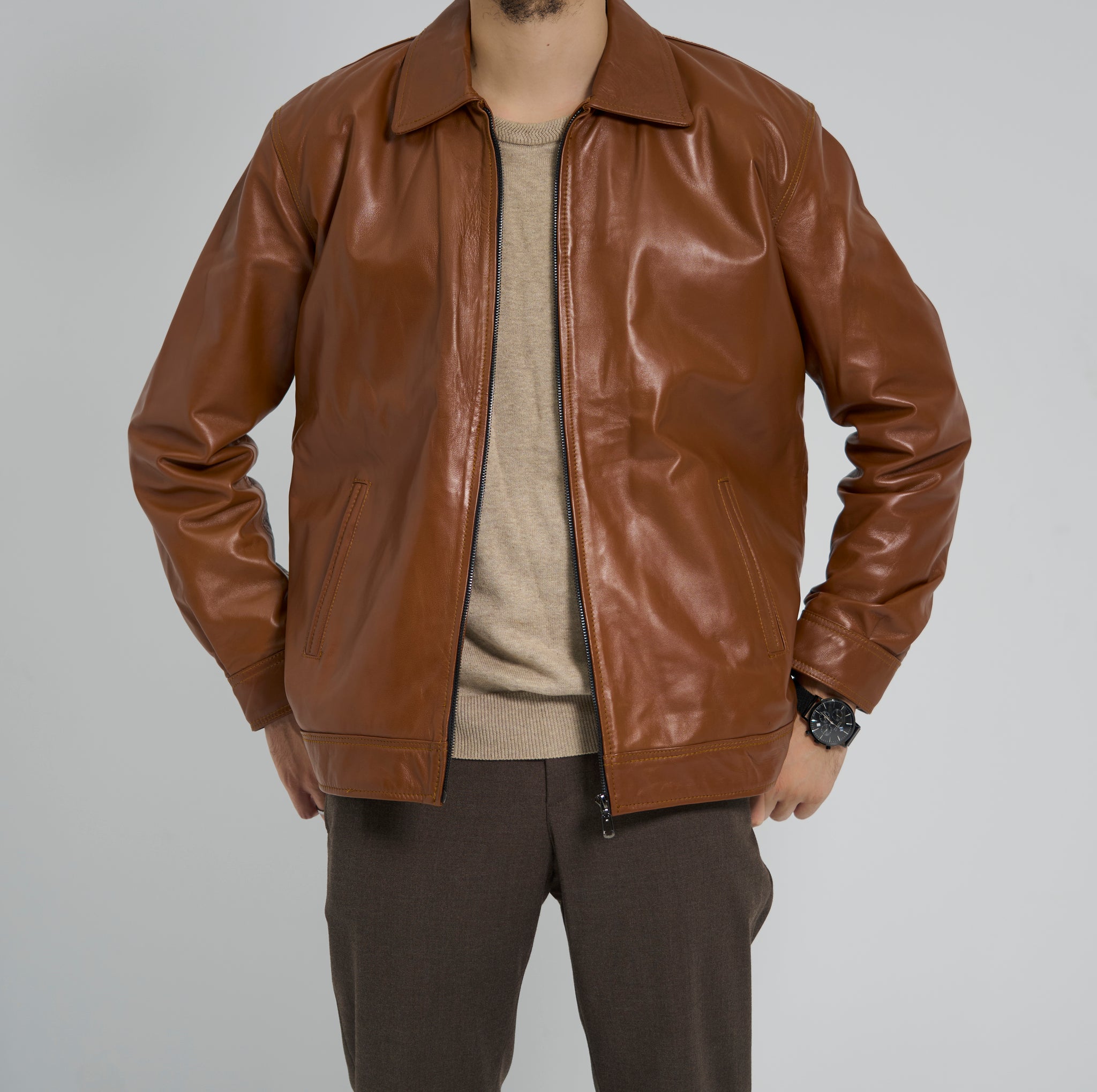 The Tannin Creed Leather Jacket