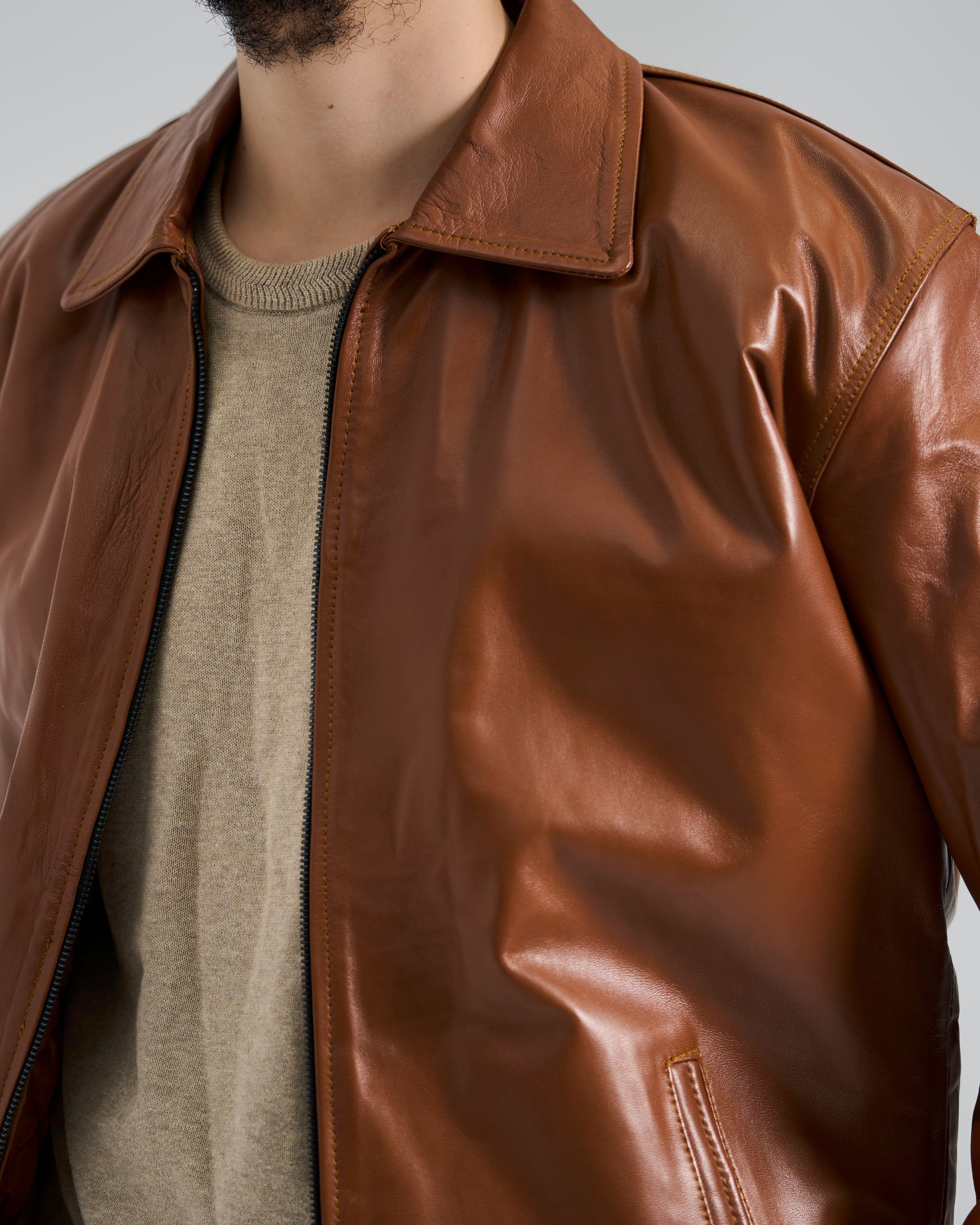 The Tannin Creed Leather Jacket