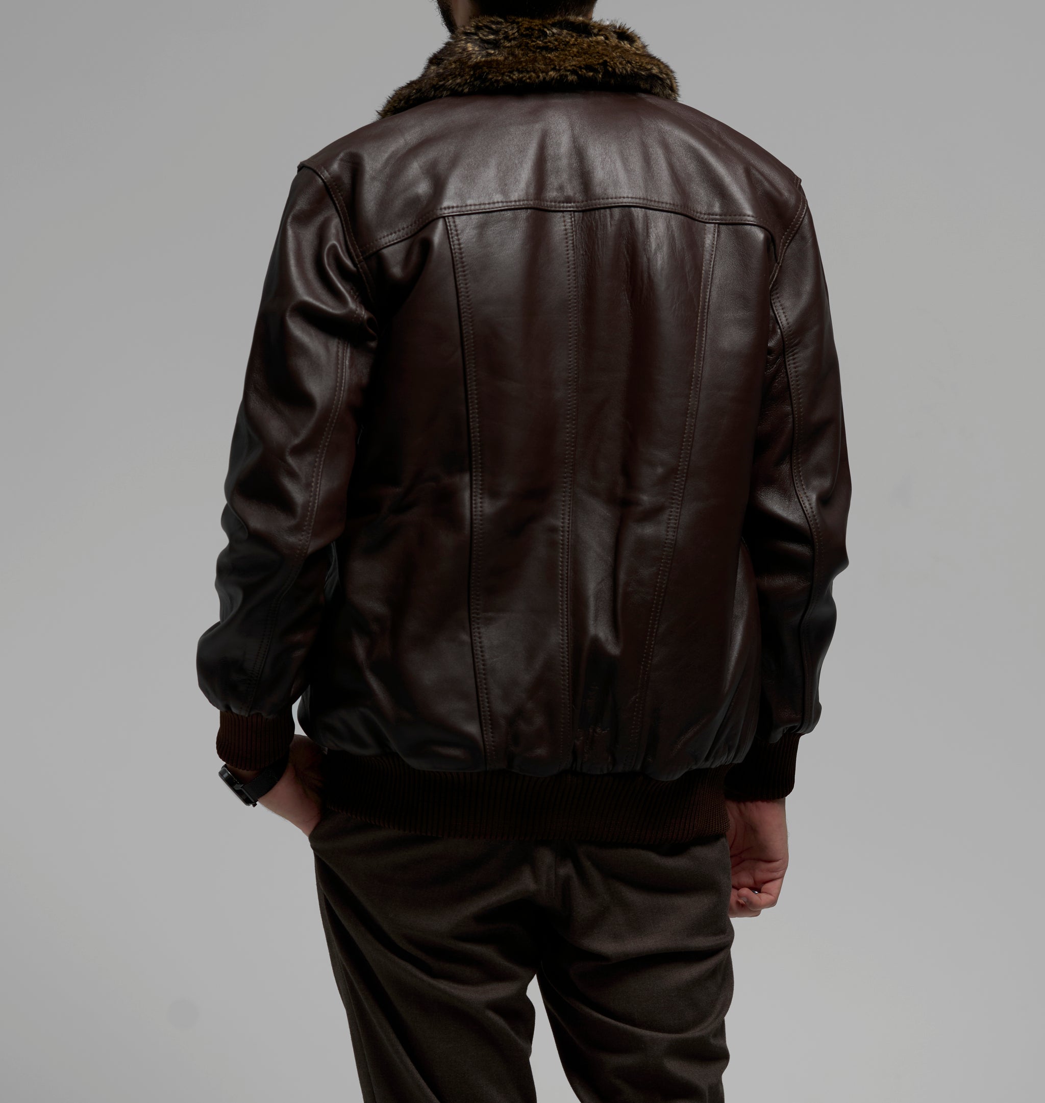 The Harbor Fur Leather Jacket