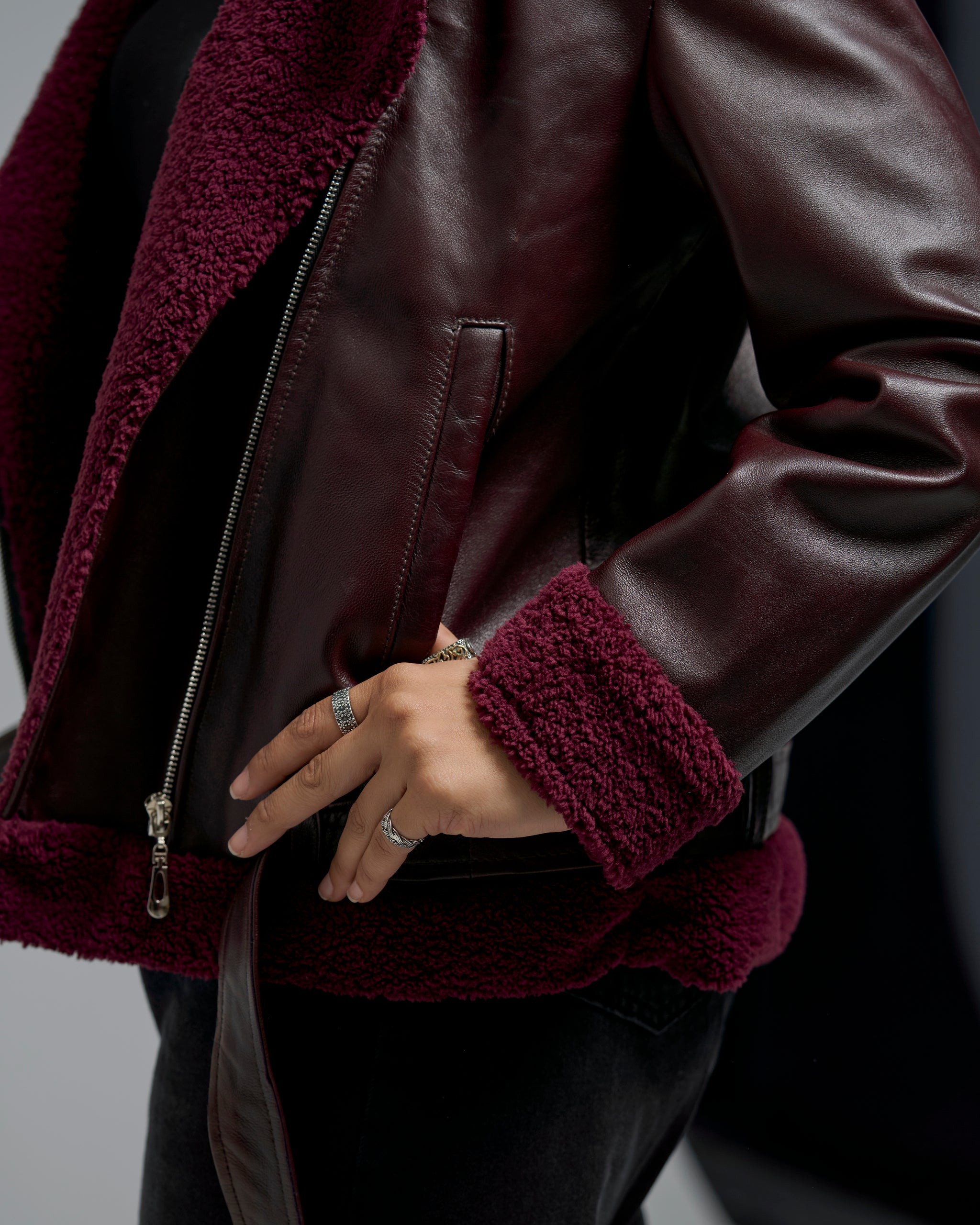 The Furborn Leather Jacket