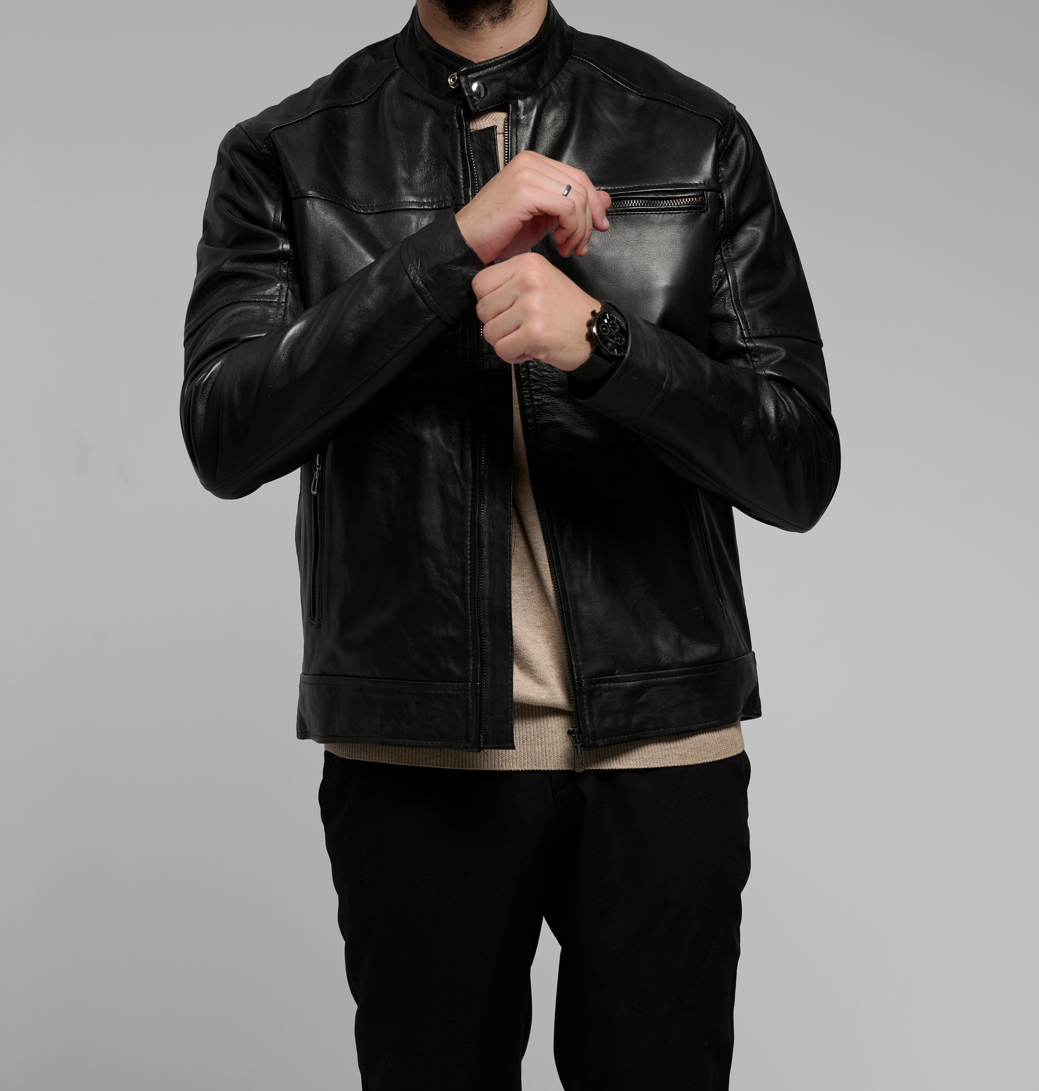 The Shadow Anthem Leather Jacket