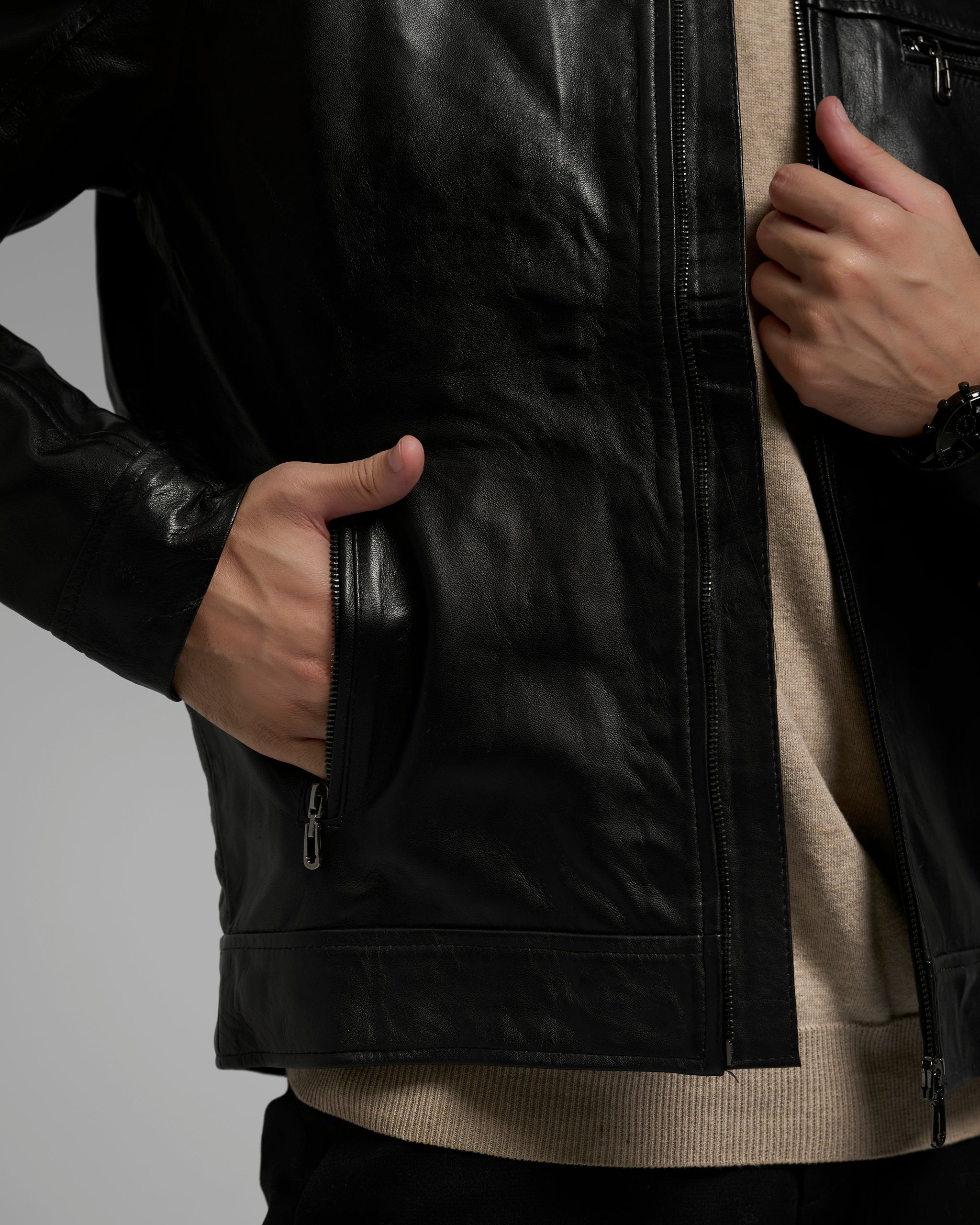 The Shadow Anthem Leather Jacket
